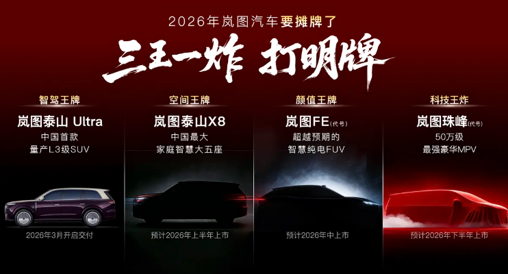 岚图汽车官宣即将在港股上市 明年将推出4款新车