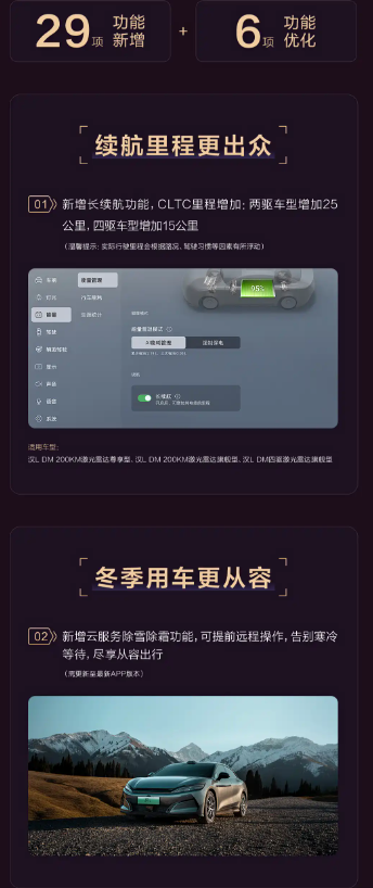 驾驶辅助节能模式等29项新增功能 比亚迪汉L开启新一轮OTA升级
