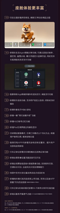 驾驶辅助节能模式等29项新增功能 比亚迪汉L开启新一轮OTA升级