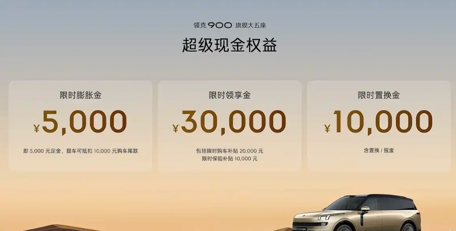 25.48万起 拓展后备厢1215L/综合续航1363km 领克900五座版上市