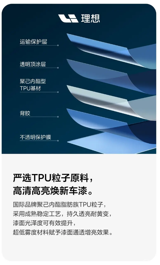 理想汽车定制隐形车衣上线 限时售价5399元起