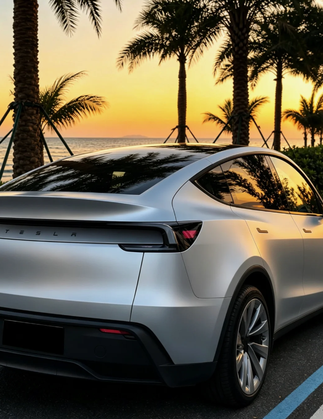 银色Model Y
