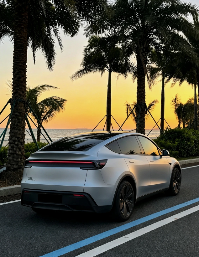 银色Model Y