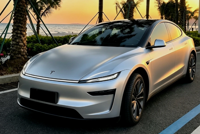 银色Model Y